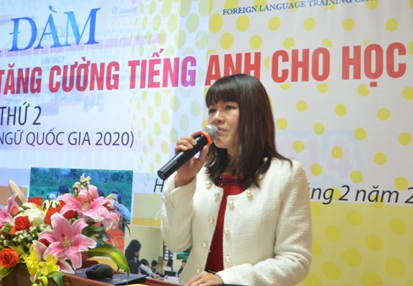 Tọa đàm ‘Kinh nghiệm triển khai đề án tăng cường tiếng Anh cho học sinh’