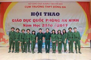 Đạt giải Nhì toàn đoàn trong Hội thao Giáo Dục Quốc Phòng năm học 2016 - 2017