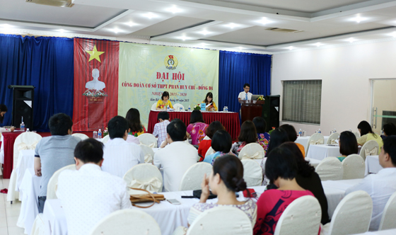 Đại hội công đoàn nhiệm kì 2015 - 2020: Đoàn kết và nhất trí