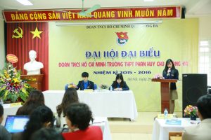 Đại hội Đại biểu Đoàn TNCS Hồ Chí Minh trường THPT Phan Huy Chú - Đống Đa