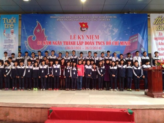 Lễ kỉ niệm 83 năm ngày thành lập Đoàn TNCS Hồ Chí Minh