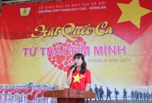 Thấm thía bài học yêu nước "Hát quốc ca từ trái tim mình"