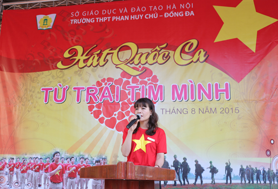 Thấm thía bài học yêu nước "Hát quốc ca từ trái tim mình"