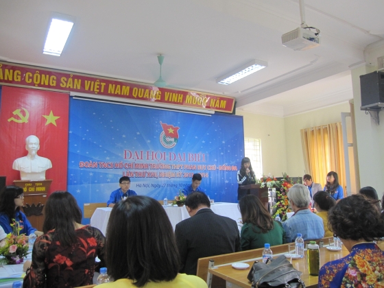 Đại hội đại biểu Đoàn TNCS Hồ Chí Minh THPT Phan Huy Chú - Đống Đa