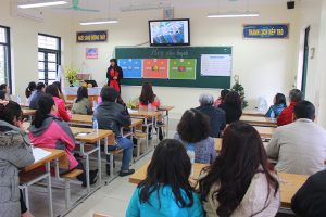 Những hình ảnh về cuộc Họp cha mẹ học sinh cuối  HKI, năm học 2016- 2017