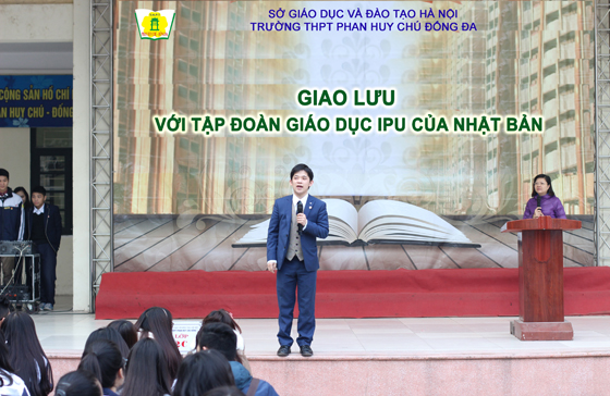 Phấn khởi giao lưu với tập đoàn giáo dục IPU của Nhật Bản