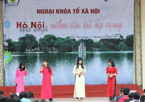 Sâu lắng ngoại khóa Tổ Xã hội: Hà Nội niềm tin và hy vọng