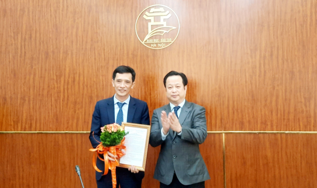 CHÚC MỪNG THẦY HIỆU TRƯỞNG HÀ XUÂN NHÂM ĐƯỢC GIAO TRỌNG TRÁCH MỚI