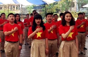 Học sinh Thủ đô thi hát Quốc ca (Bài đăng báo An ninh Thủ đô)