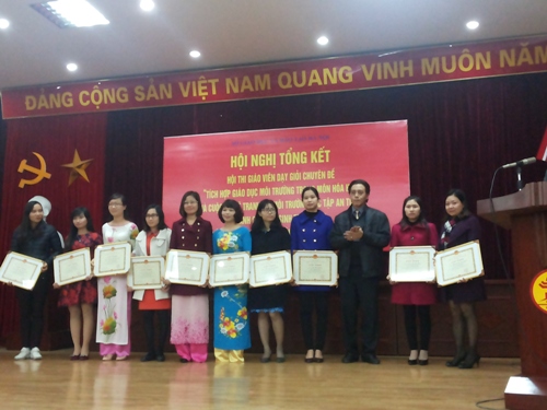 Tổng kết thi GVDG "Tích hợp giáo dục môi trường trong môn Hóa học"