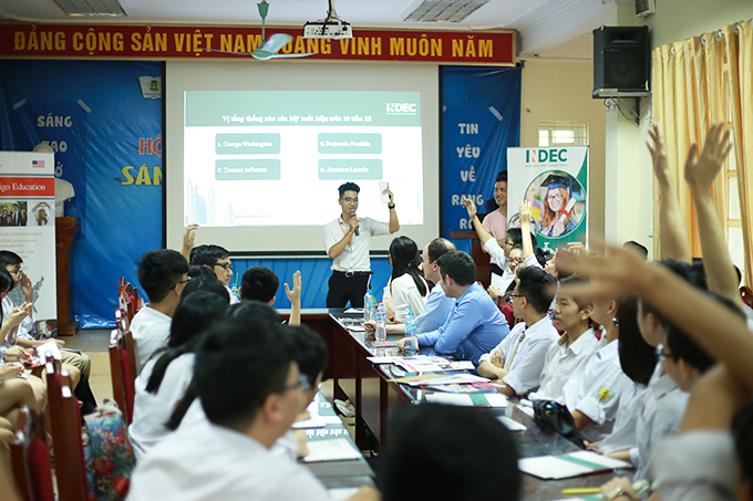 Sôi động và thú vị trong Hội thảo tư vấn du học Hoa Kì